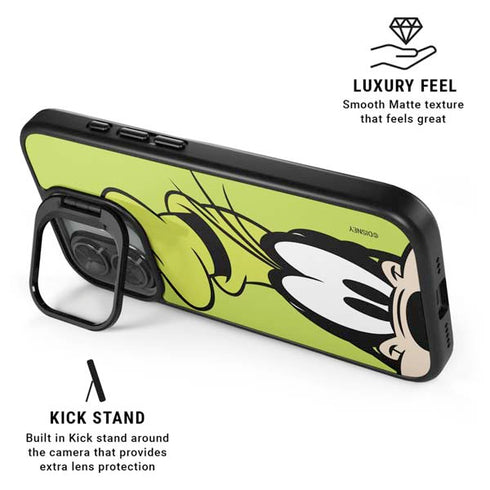 Disney Friends Goofy Up Close iPhone 17 Kickstand Case