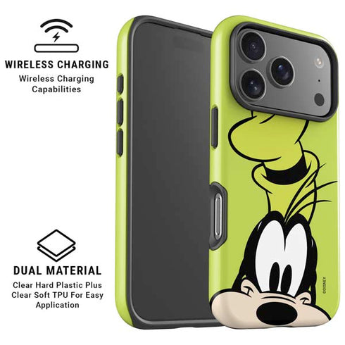 Disney Friends Goofy Up Close iPhone 17 Pro Max Magsafe Impact Case