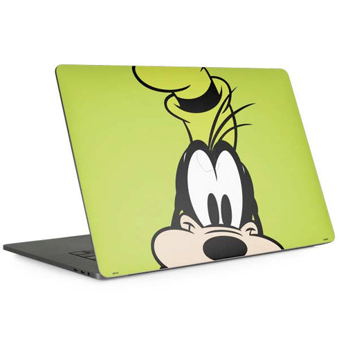 Disney Friends Goofy Up Close MacBook Skins