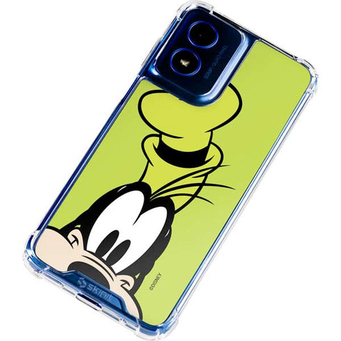 Disney Friends Goofy Up Close Moto G Play 4G (2024) Clear Case