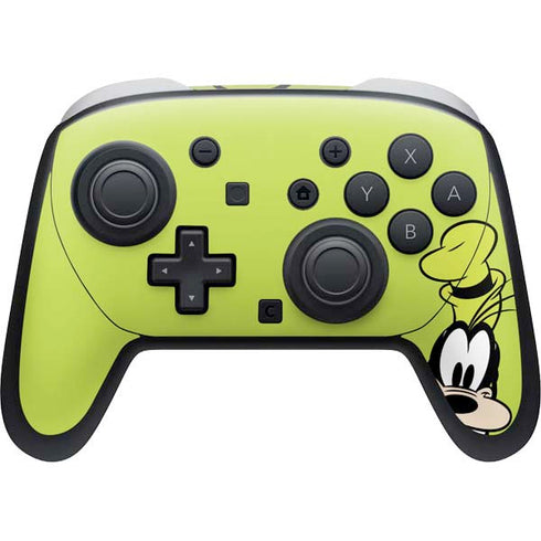 Disney Friends Goofy Up Close Nintendo Skins