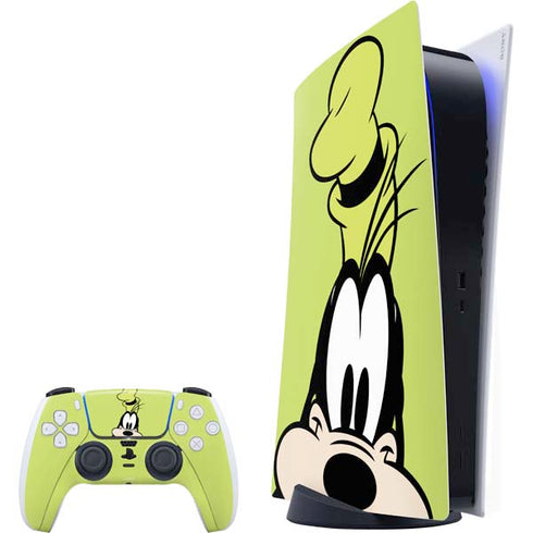 Disney Friends Goofy Up Close PlayStation PS5 Skins
