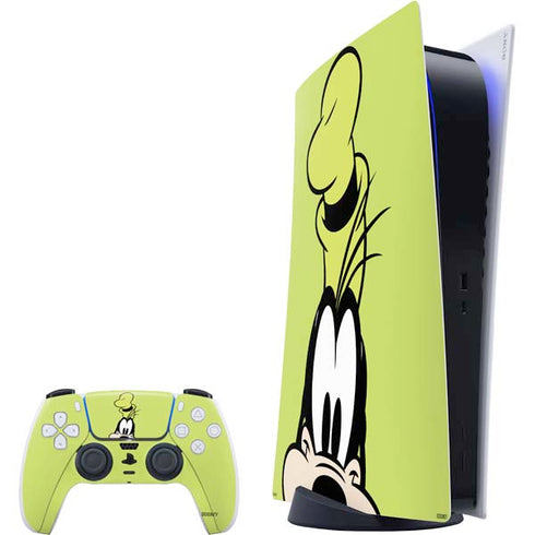 Disney Friends Goofy Up Close PlayStation PS5 Skins