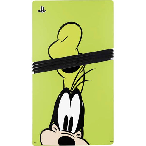 Disney Friends Goofy Up Close PS5 Pro Console Skin