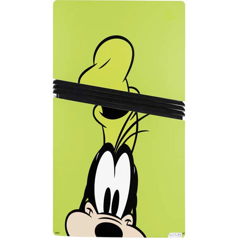Disney Friends Goofy Up Close PS5 Pro Console Skin