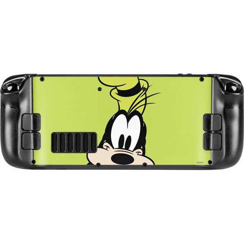 Disney Friends Goofy Up Close Steam Deck Handheld Gaming Computer OLED Skin