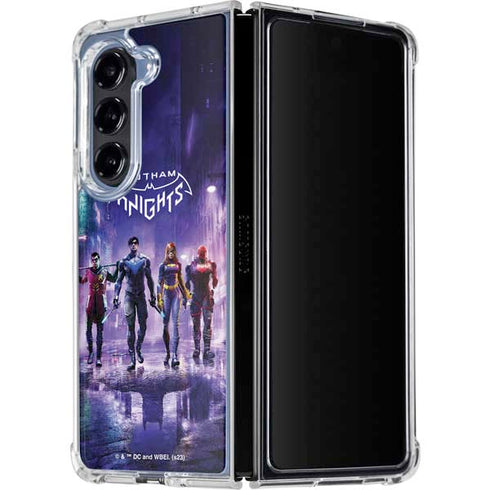 DC Comics Gotham Knights Characters Galaxy Z Fold5 5G Clear Case