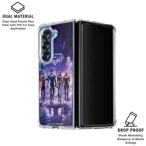 DC Comics Gotham Knights Characters Galaxy Z Fold6 Clear Case