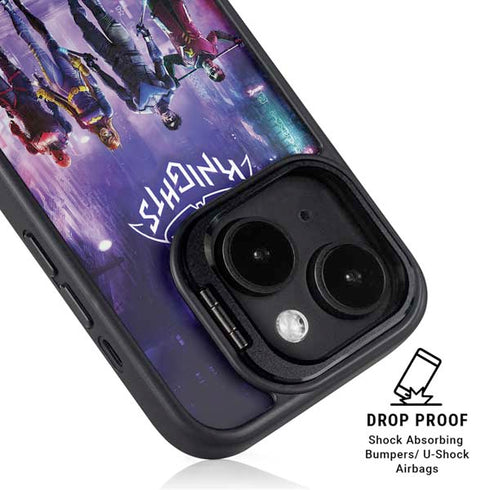 DC Comics Gotham Knights Characters iPhone 15 Plus Kickstand Case