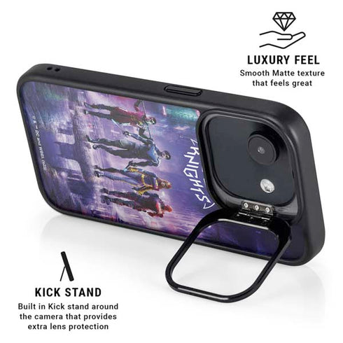 DC Comics Gotham Knights Characters iPhone 16e Kickstand Case