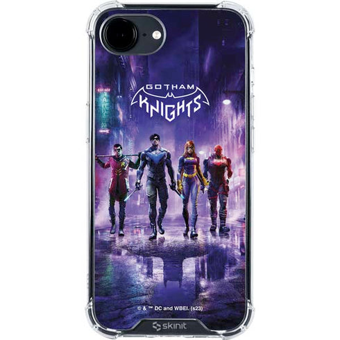 DC Comics Gotham Knights Characters iPhone 16e Clear Case