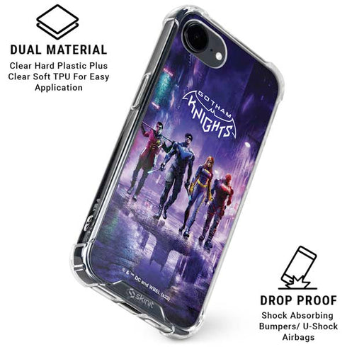 DC Comics Gotham Knights Characters iPhone 16e Clear Case