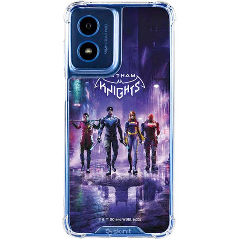 DC Comics Gotham Knights Characters Moto G Play 4G (2024) Clear Case