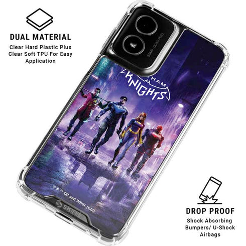 DC Comics Gotham Knights Characters Moto G Power 5G (2024) Clear Case