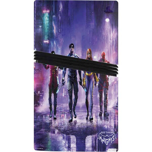 DC Comics Gotham Knights Characters PS5 Pro Console Skin