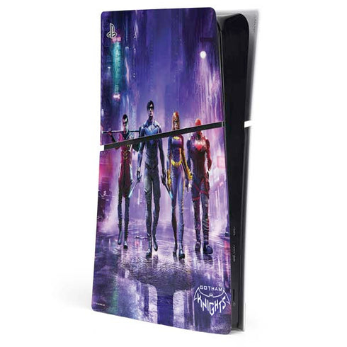 DC Comics Gotham Knights Characters PS5 Slim Digital Edition Console Skin