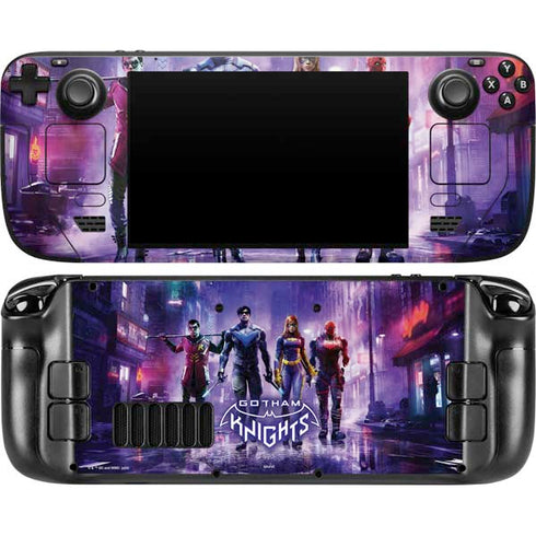 DC Comics Gotham Knights Characters Steam Deck Handheld Gaming Computer OLED Skin