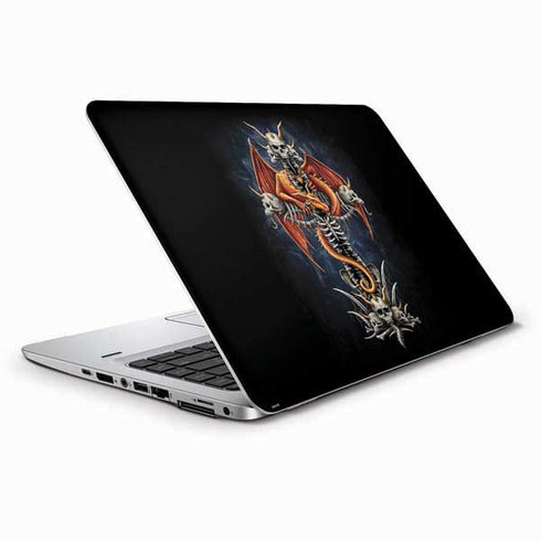Gothic Dragon & Skull Cross by Sarah Richter HP Elitebook Skin