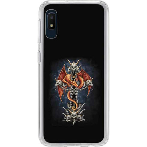 Gothic Dragon & Skull Cross by Sarah Richter Galaxy Cases
