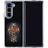 Gothic Dragon & Skull Cross by Sarah Richter Galaxy Z Fold5 5G Clear Case