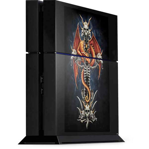Gothic Dragon & Skull Cross by Sarah Richter PlayStation PS4 Skins
