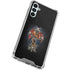 Gothic Dragon & Skull Cross by Sarah Richter Gabb Phone 4 Clear Case