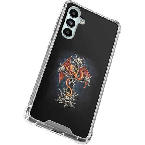 Gothic Dragon & Skull Cross by Sarah Richter Galaxy A16 5G Clear Case