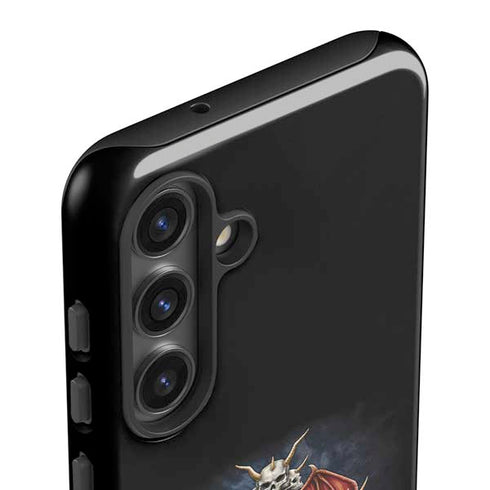 Gothic Dragon & Skull Cross by Sarah Richter Galaxy S25 Impact Case