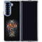 Gothic Dragon & Skull Cross by Sarah Richter Galaxy Z Fold6 Clear Case