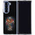 Gothic Dragon & Skull Cross by Sarah Richter Galaxy Z Fold6 Clear Case