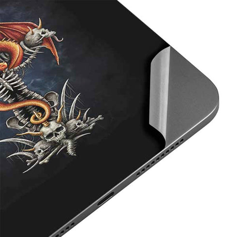 Gothic Dragon & Skull Cross by Sarah Richter Apple iPad Mini Skin
