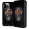 Gothic Dragon & Skull Cross by Sarah Richter iPhone 13 Pro Max Folio Case