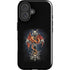 Gothic Dragon & Skull Cross by Sarah Richter iPhone 16 Plus Impact Case