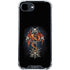 Gothic Dragon & Skull Cross by Sarah Richter iPhone 16e Clear Case