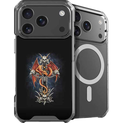 Gothic Dragon & Skull Cross by Sarah Richter iPhone 18 Pro MagSafe Case