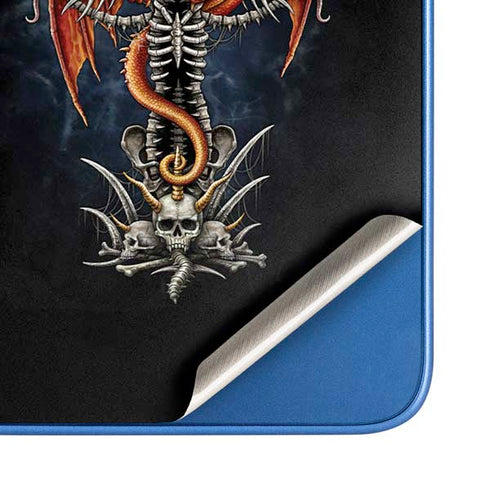 Gothic Dragon & Skull Cross by Sarah Richter Moto G Play 4G (2024) Skin