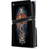 Gothic Dragon & Skull Cross by Sarah Richter PS5 Pro Disk Console Skin