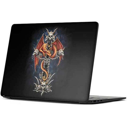 Gothic Dragon & Skull Cross by Sarah Richter Surface Laptop 7 13.8in Skin