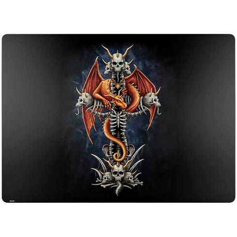 Gothic Dragon & Skull Cross by Sarah Richter Surface Laptop 7 15in Skin