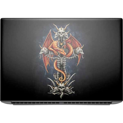Gothic Dragon & Skull Cross by Sarah Richter HP ZBook Fury 16 G10 Skin