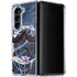 Gothic Moon with Bats and Flowers by Sarah Richter Galaxy Z Fold5 5G Clear Case