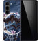 Gothic Moon with Bats and Flowers by Sarah Richter Galaxy Z Fold5 5G Skin