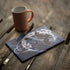 Gothic Moon with Bats and Flowers by Sarah Richter iPad Skins