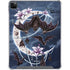 Gothic Moon with Bats and Flowers by Sarah Richter iPad Cases