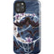 Gothic Moon with Bats and Flowers by Sarah Richter iPhone Cases