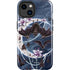 Gothic Moon with Bats and Flowers by Sarah Richter iPhone 15 Impact Case