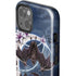 Gothic Moon with Bats and Flowers by Sarah Richter iPhone 15 Impact Case