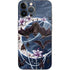 Gothic Moon with Bats and Flowers by Sarah Richter iPhone 15 Pro Max Skin