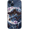 Gothic Moon with Bats and Flowers by Sarah Richter iPhone 15 Skin