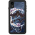 Gothic Moon with Bats and Flowers by Sarah Richter iPhone Cases